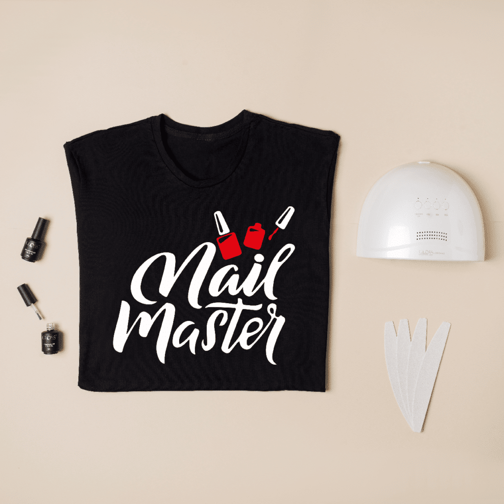 Салон краси футболка для майстра манікюру “Nail master (лаки)”
