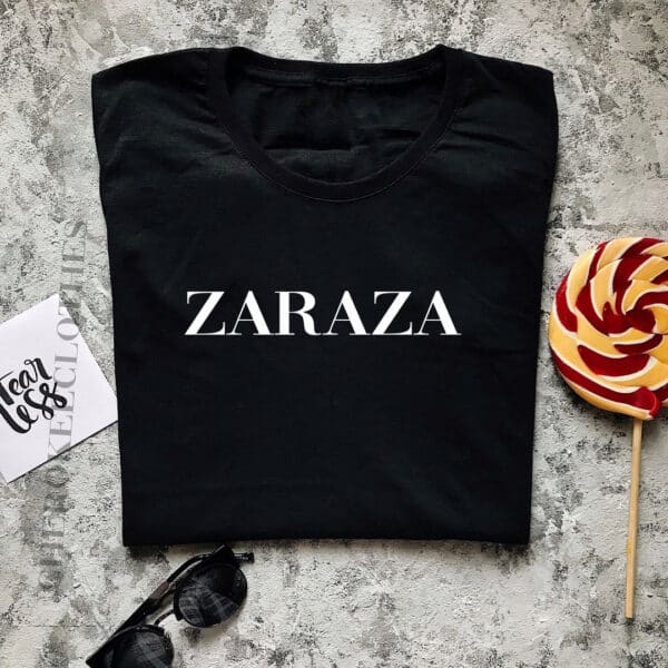 Футболка жіноча з приколом "Zaraza"
