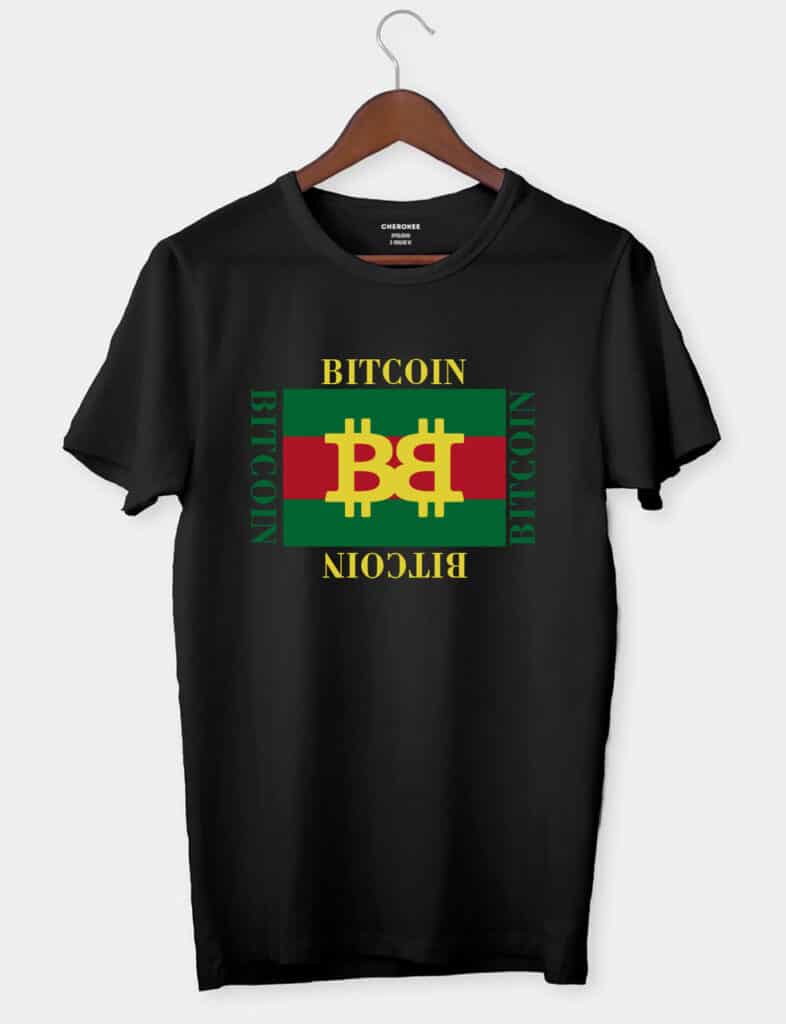 Футболка для трейдера “Bitcoin & Gucci”