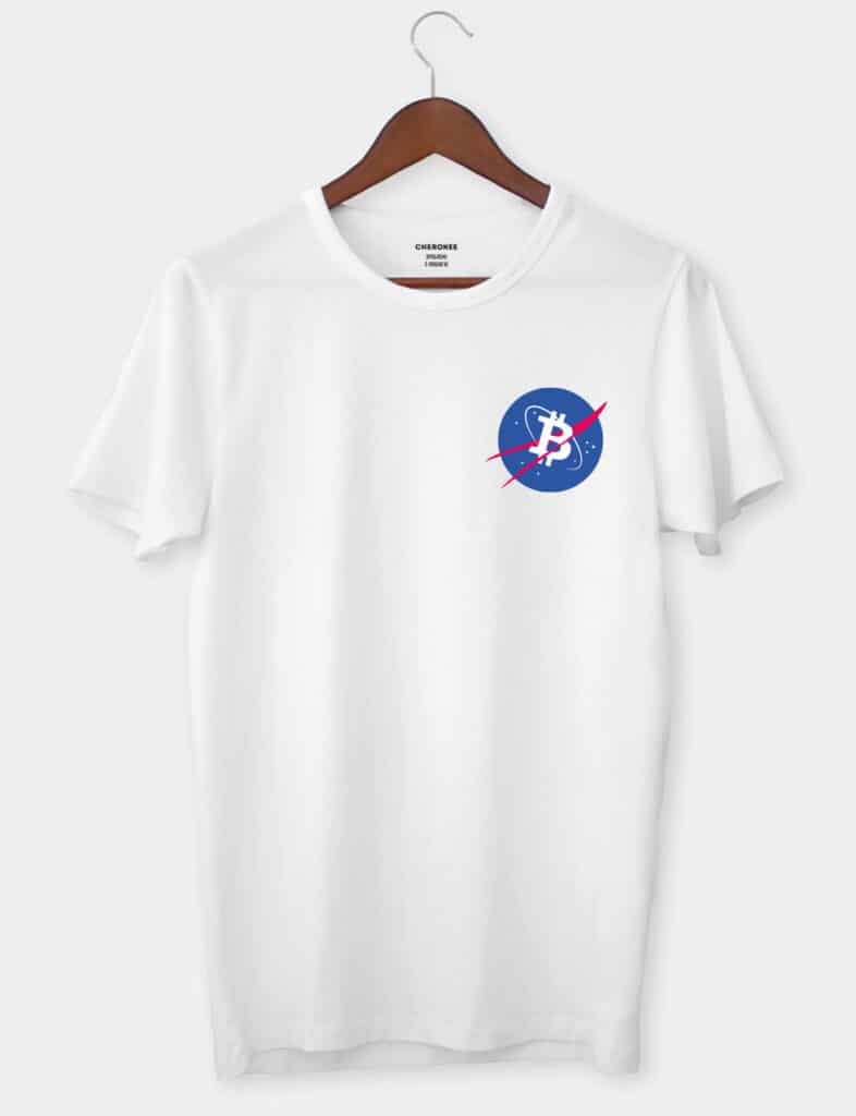 Футболка для трейдера “Nasa & Bitcoin”