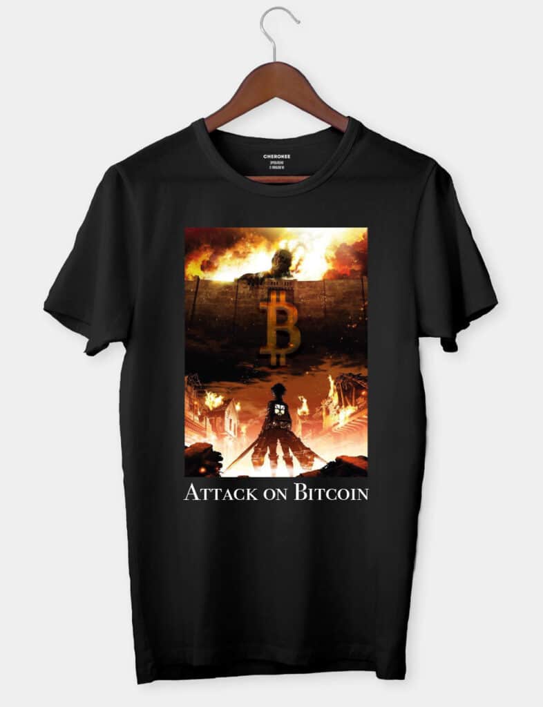 Чоловіча футболка “Attack on Bitcoin”