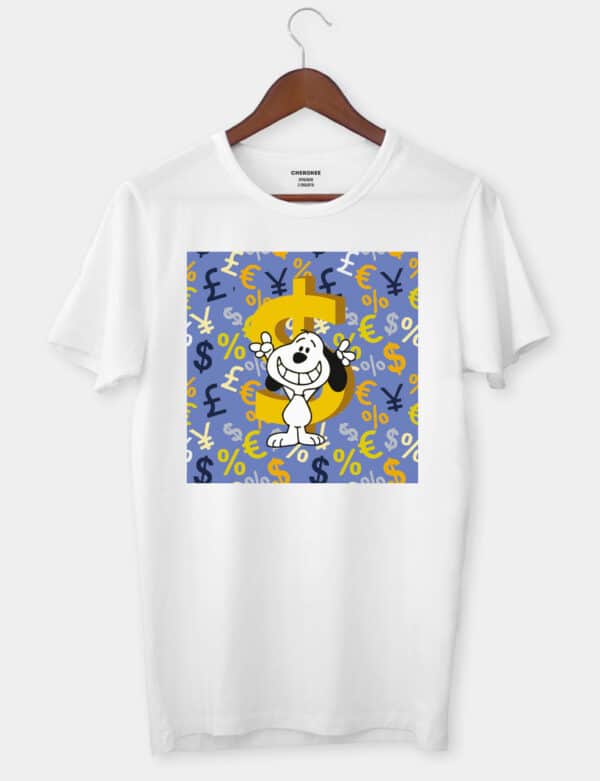 Чоловіча футболка "Snoopy dog money"