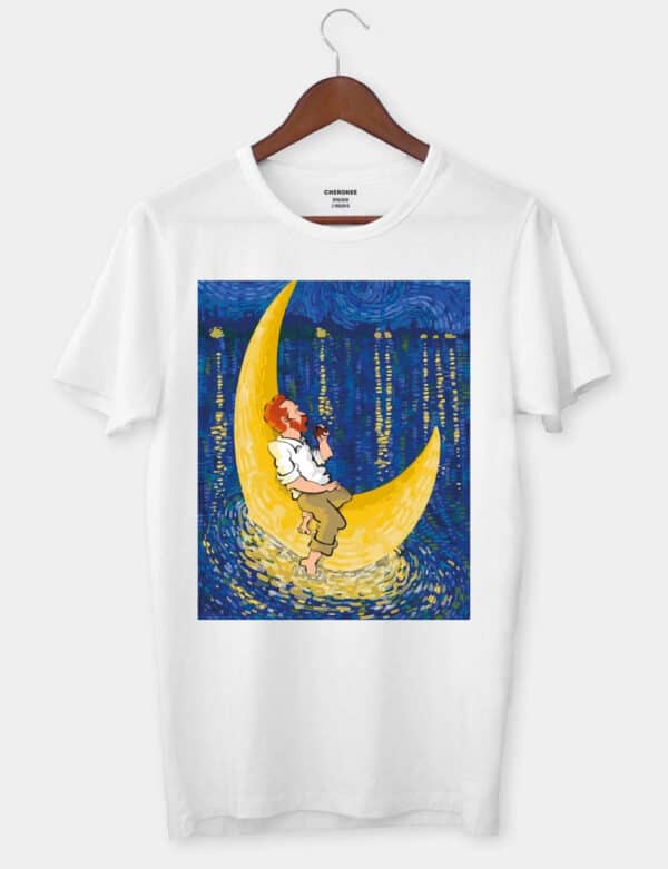 Футболка з Ван Гогом "Van Gogh moon"