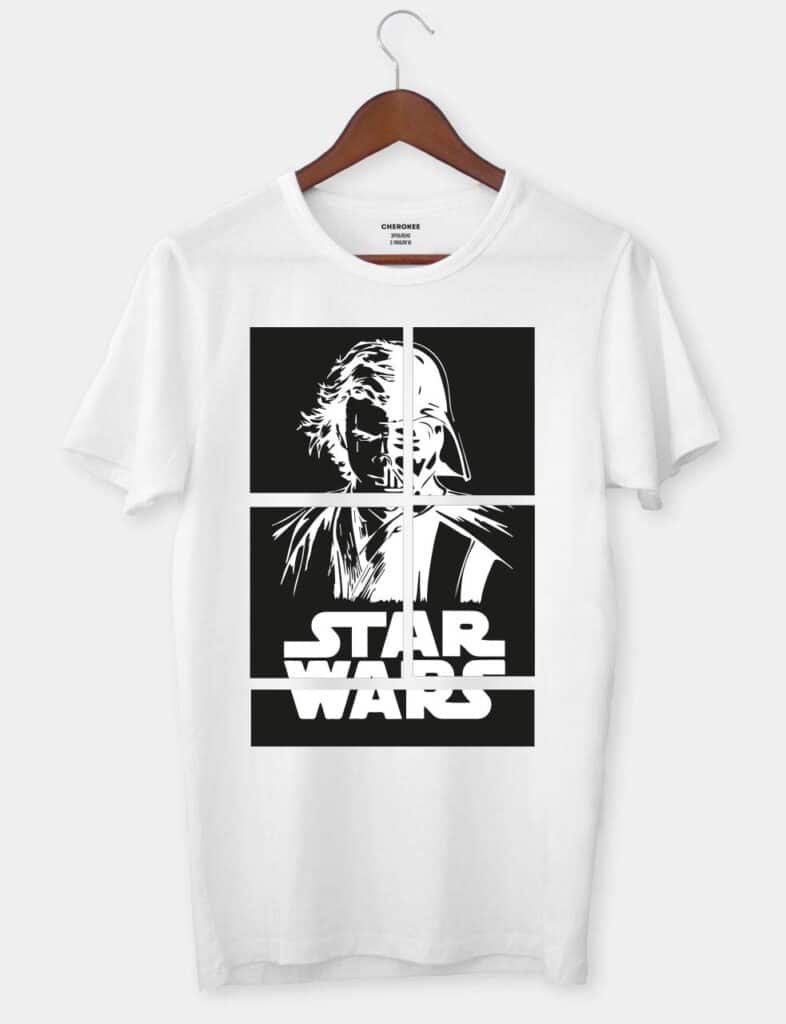 Чоловіча футболка “Star Wars Black and White”