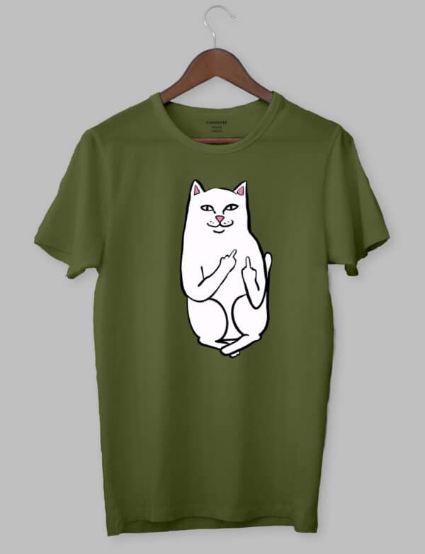 Футболка чоловіча з принтом "Ripndip кіт"