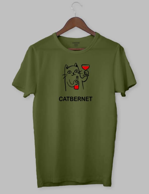 Футболка чоловіча з принтом "CATBERNET"