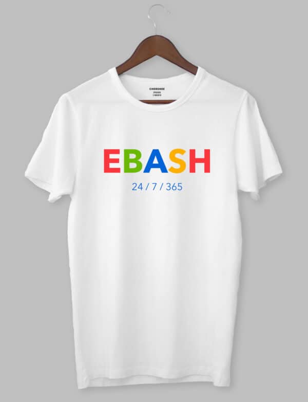 Креативна футболка "EBASH 24/7/365"