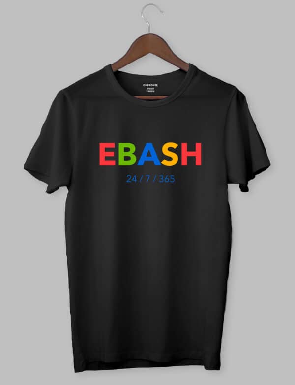 Креативна футболка "EBASH 24/7/365"