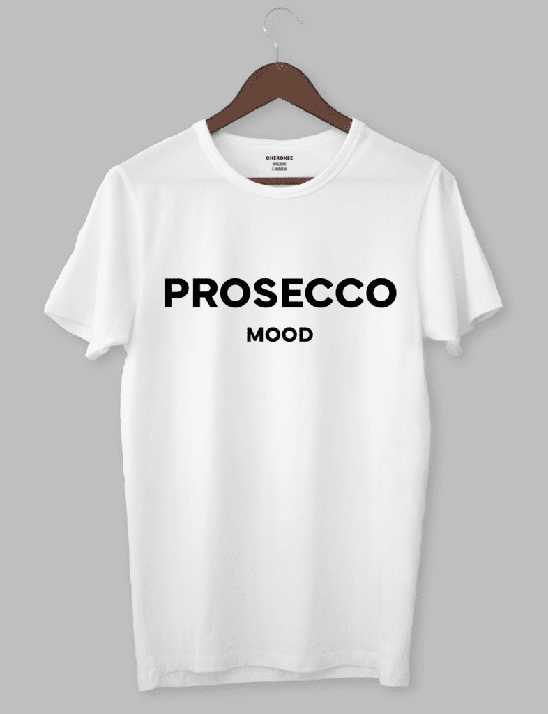 Футболка з оригінальним дизайном “PROSECCO MOOD”