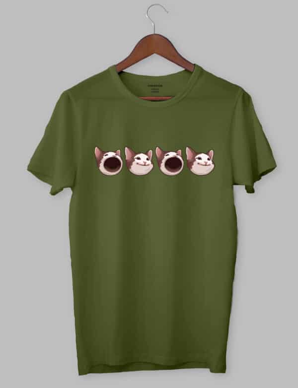Футболка з оригінальним дизайном «pop cat»