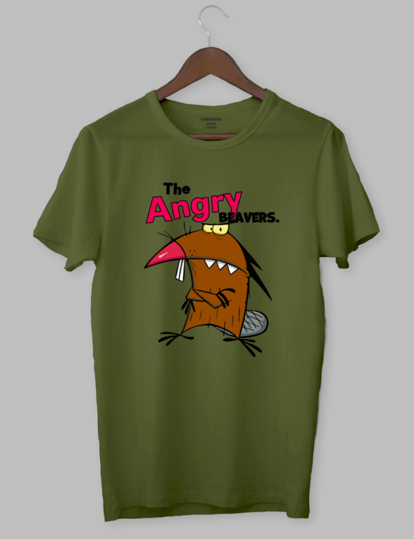 Футболка з прикольним принтом Злюки Бобри «The Angry BEAVERS.»