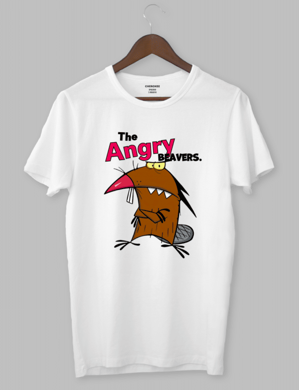Футболка з прикольним принтом Злюки Бобри «The Angry BEAVERS.»