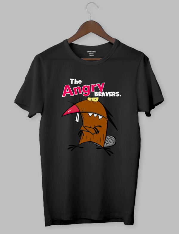 Футболка з прикольним принтом Злюки Бобри «The Angry BEAVERS.»