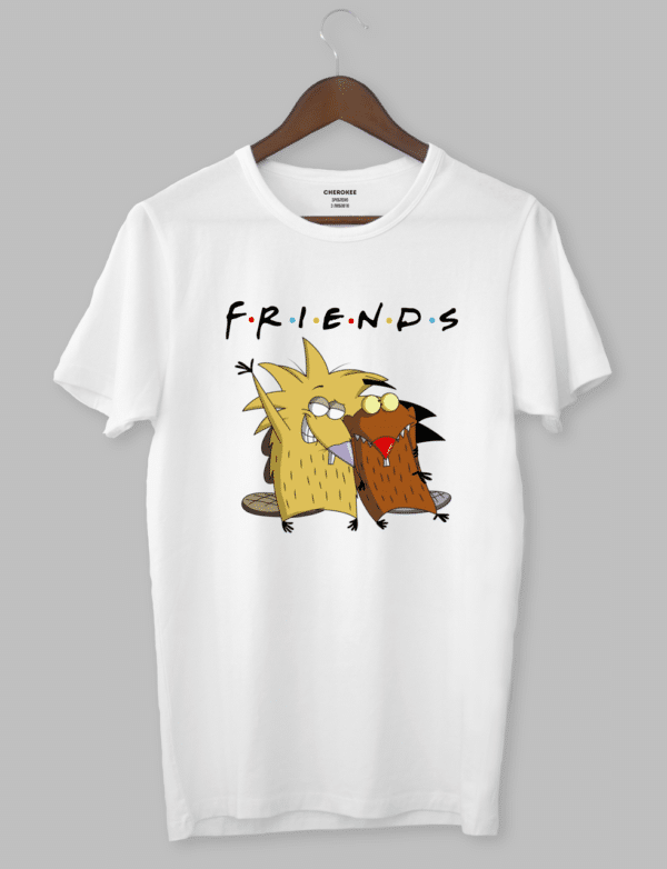 Футболка з прикольним дизайном Злюки Бобри «FRIENDS»