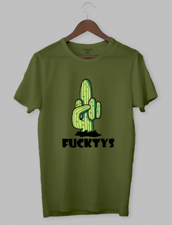 Футболка з оригінальним дизайном «FUCKTYS»