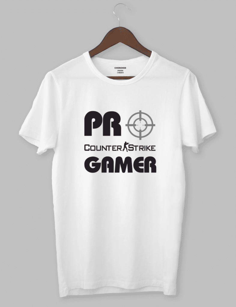 Футболка  з принтом “Counter Strike Pro Gamer”