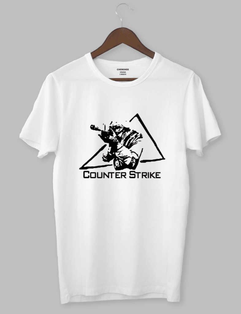 Футболка з принтом “Counter Strike Gamer”