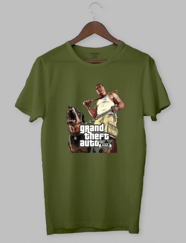 Футболка з принтом "GTA V Logo"