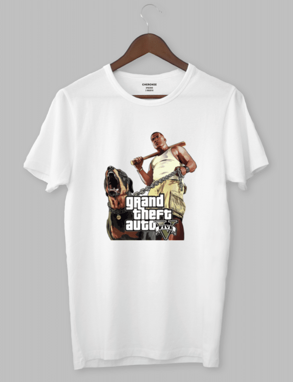 Футболка з принтом "GTA V Logo"