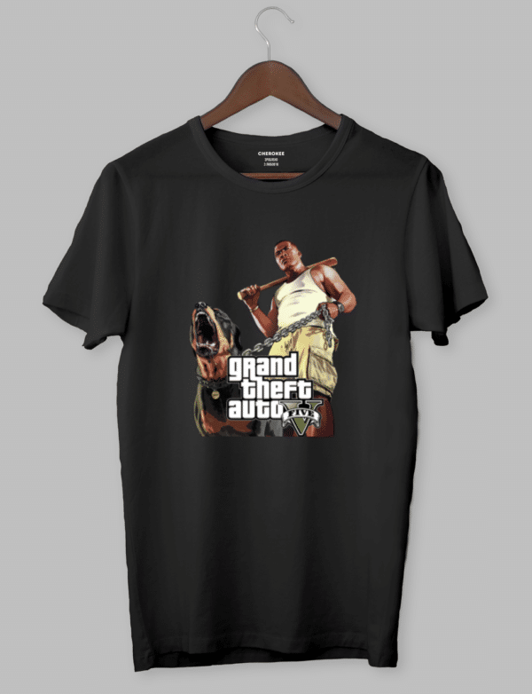 Футболка з принтом "GTA V Logo"