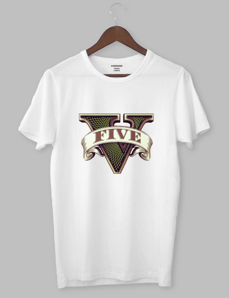Футболка  з принтом “GTA 5 3D Logo”