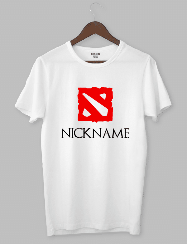 Футболка з оригінальним дизайном "Your nickname Dota2"