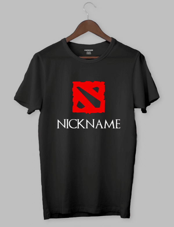 Футболка з оригінальним дизайном "Your nickname Dota2"