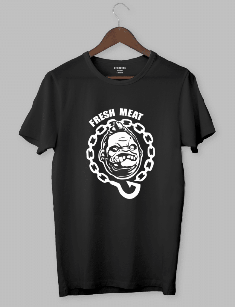 Футболка з принтом “Pudge Fresh Meat”