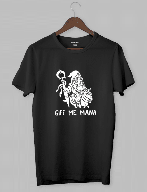 Футболка з оригінальним дизайном "Giff Me Mana"