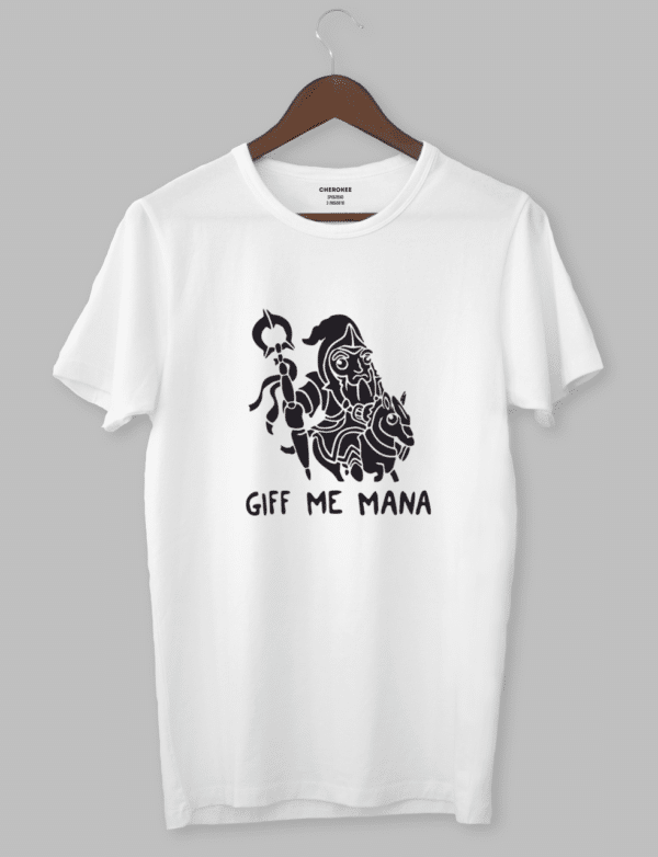 Футболка з оригінальним дизайном "Giff Me Mana"