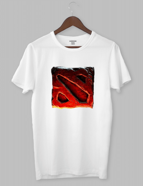Футболка з принтом "Dota 2 3d Logo"