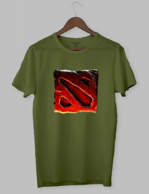 Футболка з принтом "Dota 2 3d Logo"