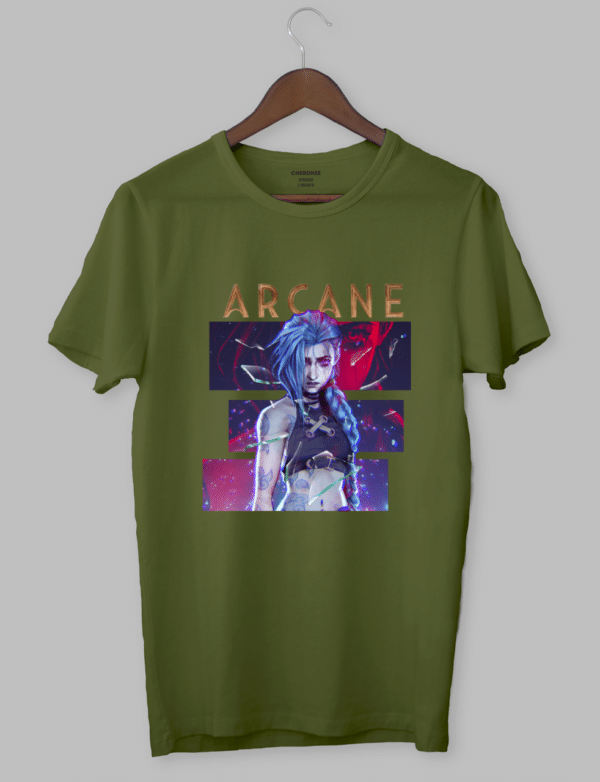 Футболка з принтом "Arcane tv LoL"