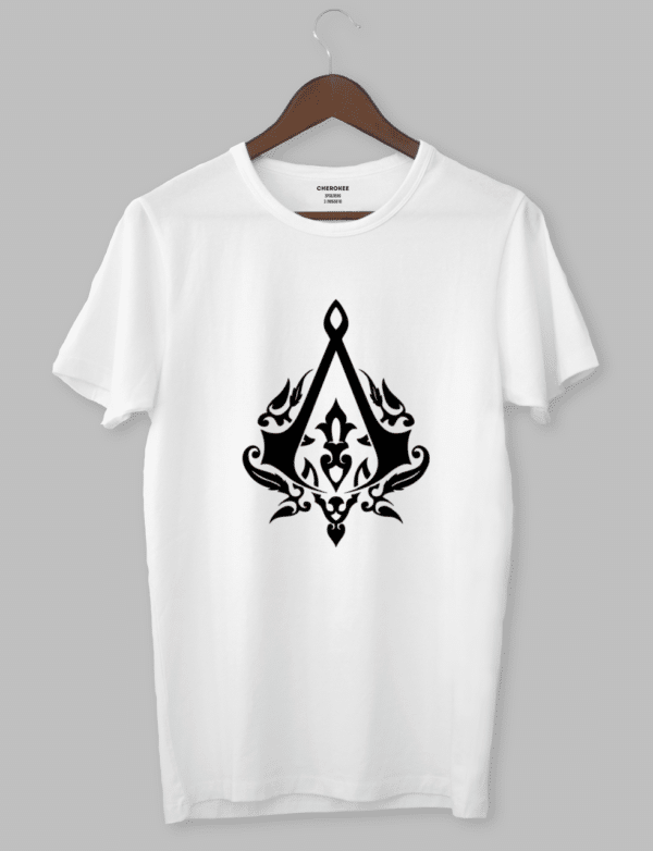 Футболка з дизайном "Assassin Creed Logo with patterns"