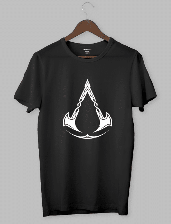 Футболка з принтом "Assassin's Creed Valhalla symbol"