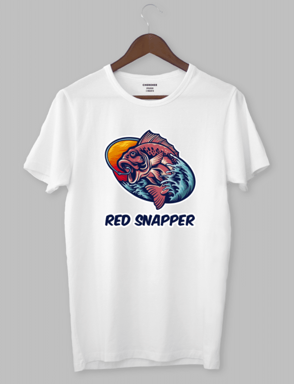Футболка з прикольним дизайном « RED SNAPPER»