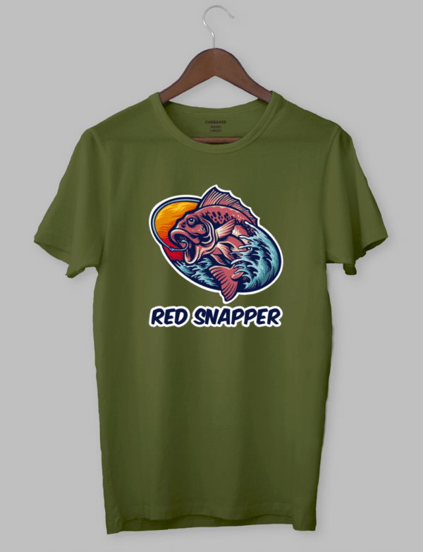 Футболка з прикольним дизайном « RED SNAPPER»