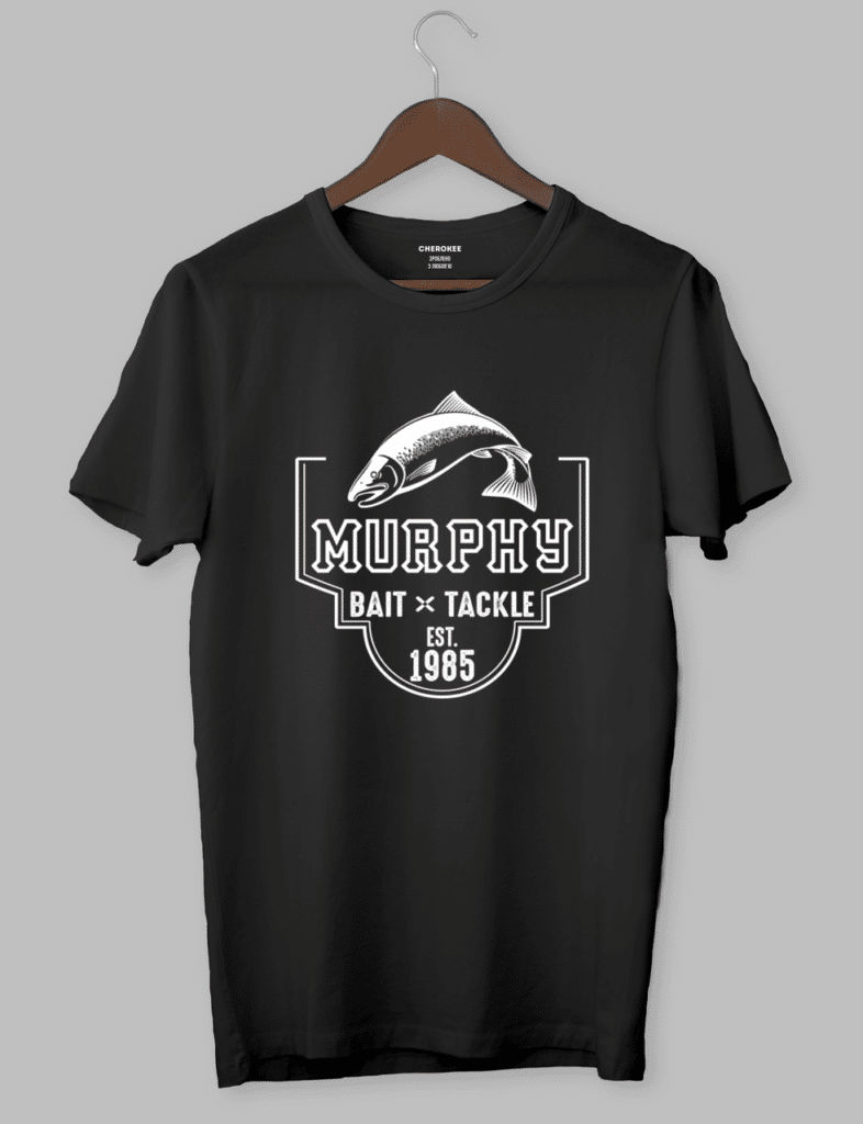 Футболка з прикольним дизайном « MURPHY BAIT & TACKLE»
