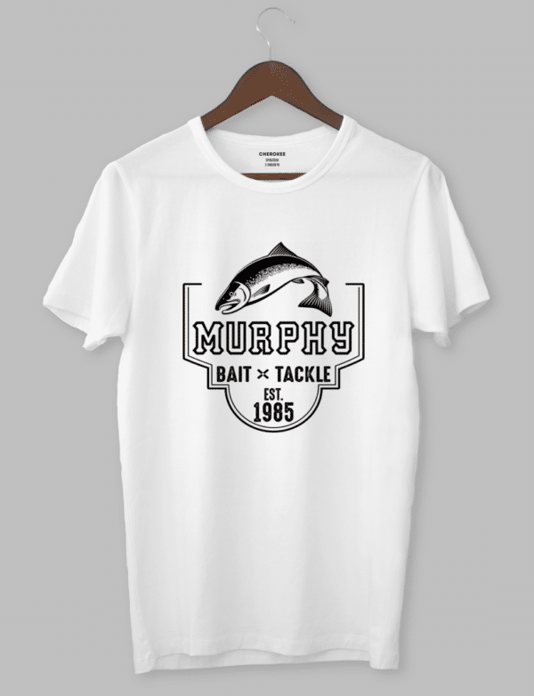 Футболка з прикольним дизайном « MURPHY BAIT & TACKLE»