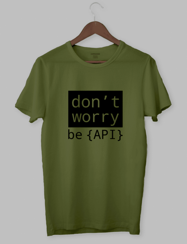 Футболка з прикольним дизайном «don`t worry be API»