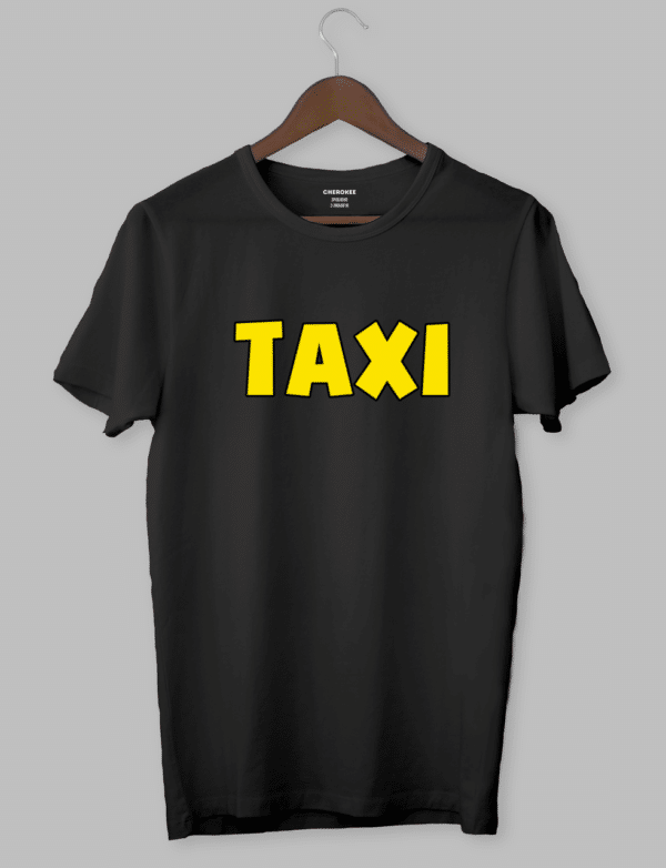 Футболка з прикольним дизайном «TAXI»