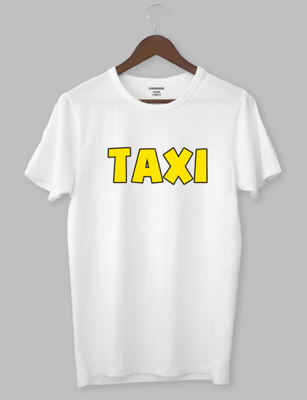 Футболка з прикольним дизайном «TAXI»