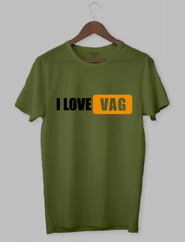 Крута футболка з прикольним принтом "I LOVE VAG"