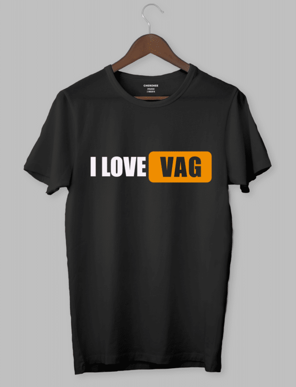 Крута футболка з прикольним принтом "I LOVE VAG"