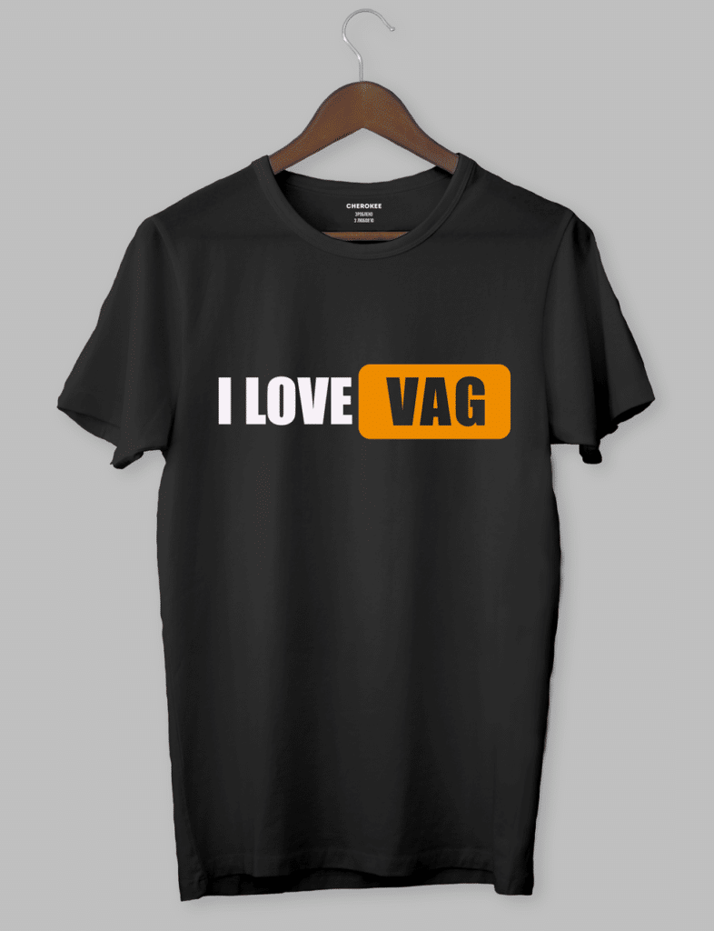 Крута футболка з прикольним принтом “I LOVE VAG”