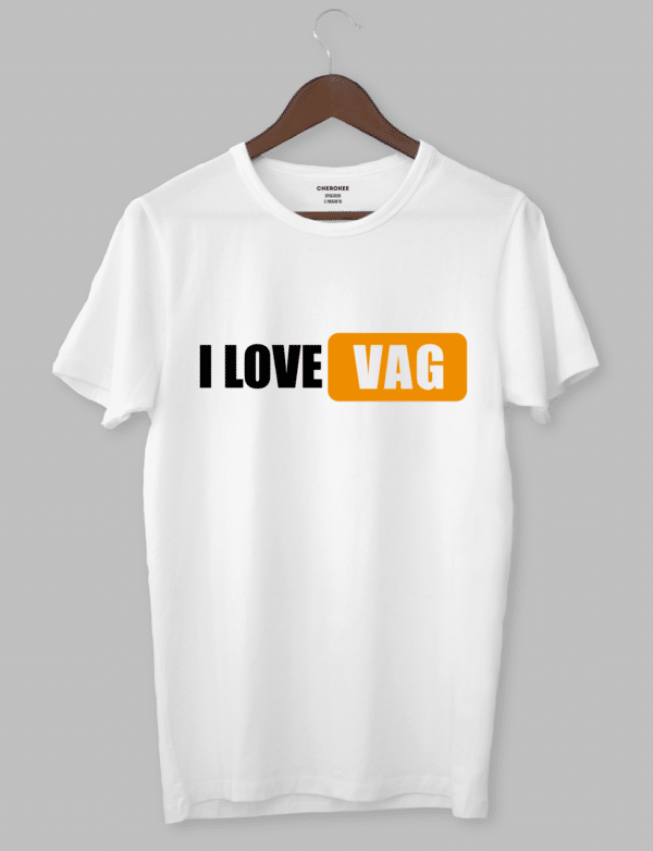 Крута футболка з прикольним принтом "I LOVE VAG"