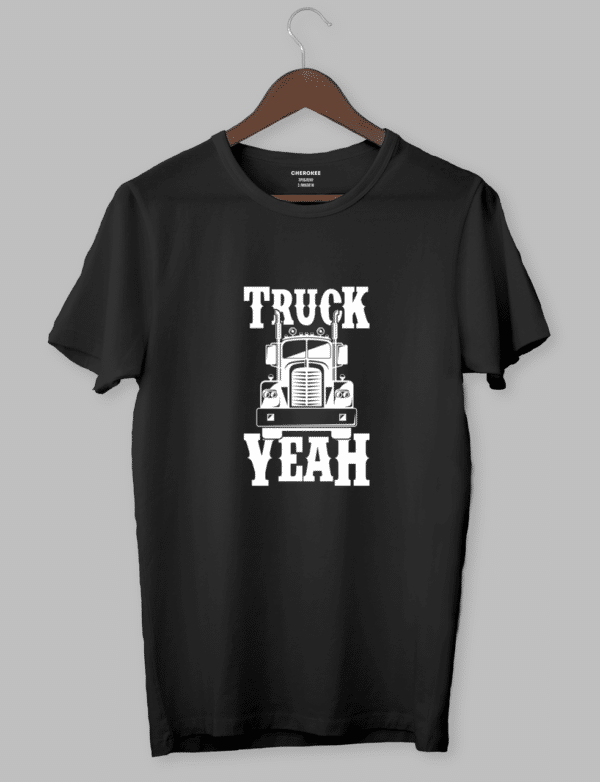 Крута футболка з прикольним принтом "TRUCK YEAH"