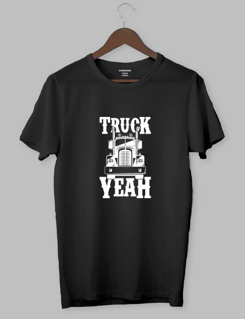 Крута футболка з прикольним принтом “TRUCK YEAH”