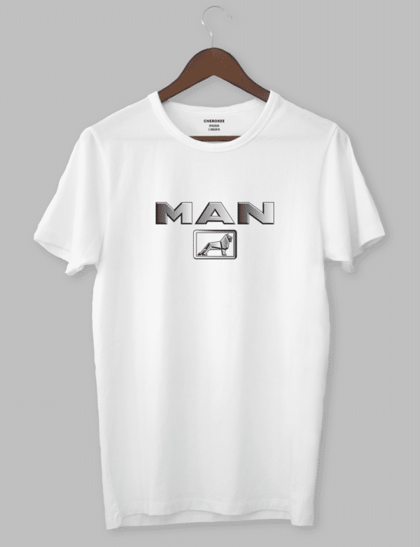 Крута футболка з прикольним принтом "man"