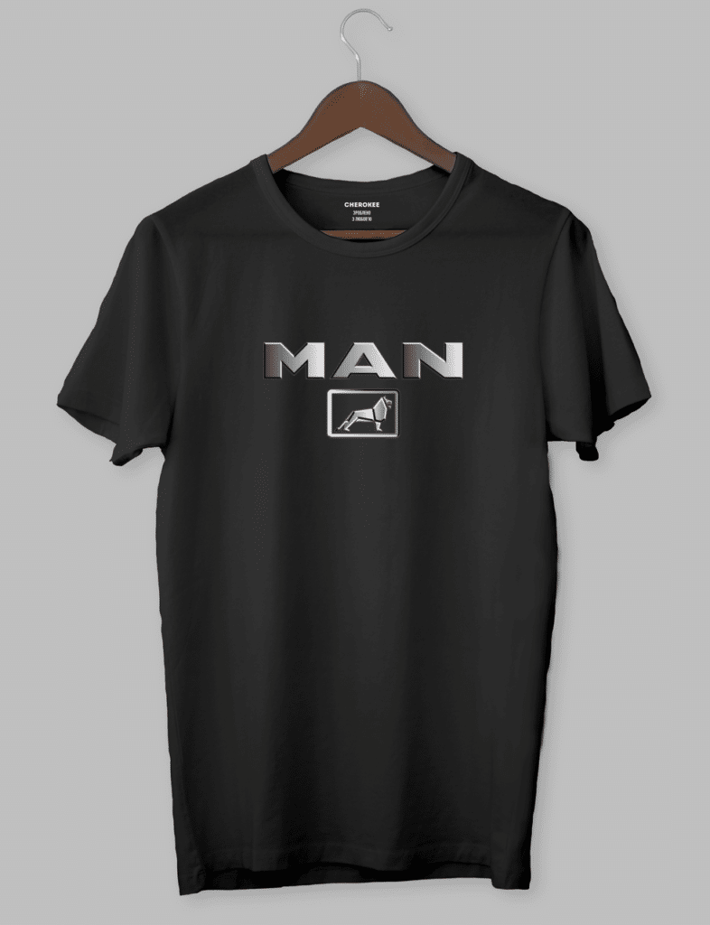 Крута футболка з прикольним принтом “man”